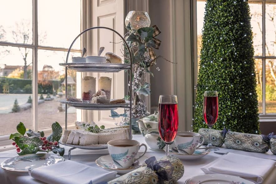 festive christmas afternoon tea lincolnshire