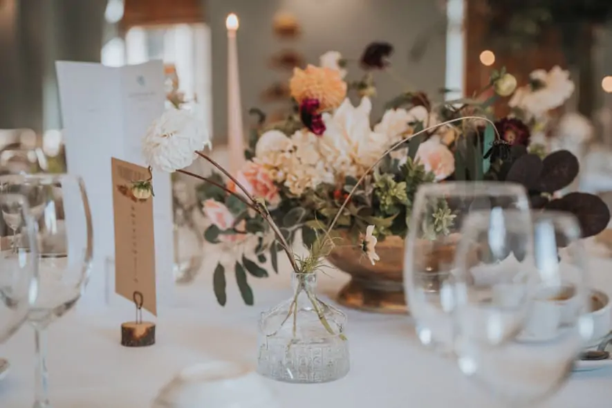 Wedding table decor