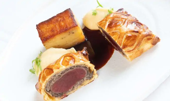 Venison wellington