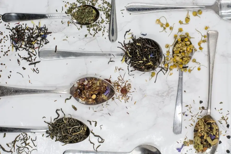 loose leaf tea selection